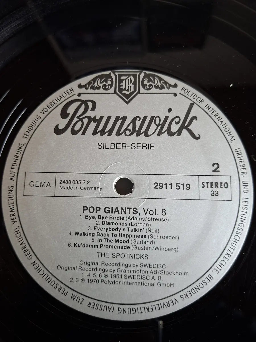 The Spotnicks – Pop Giants, Vol. 8