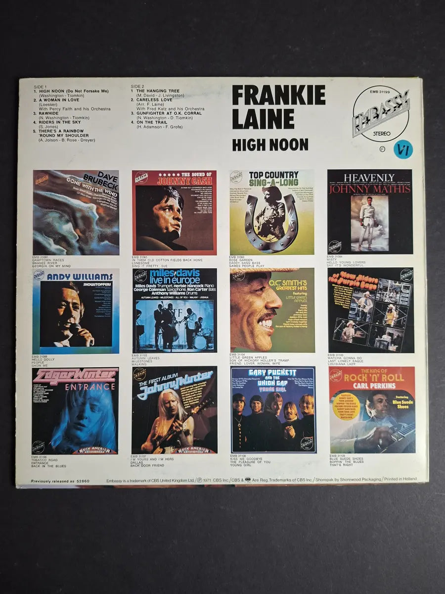 Frankie Laine ‎– High Noon