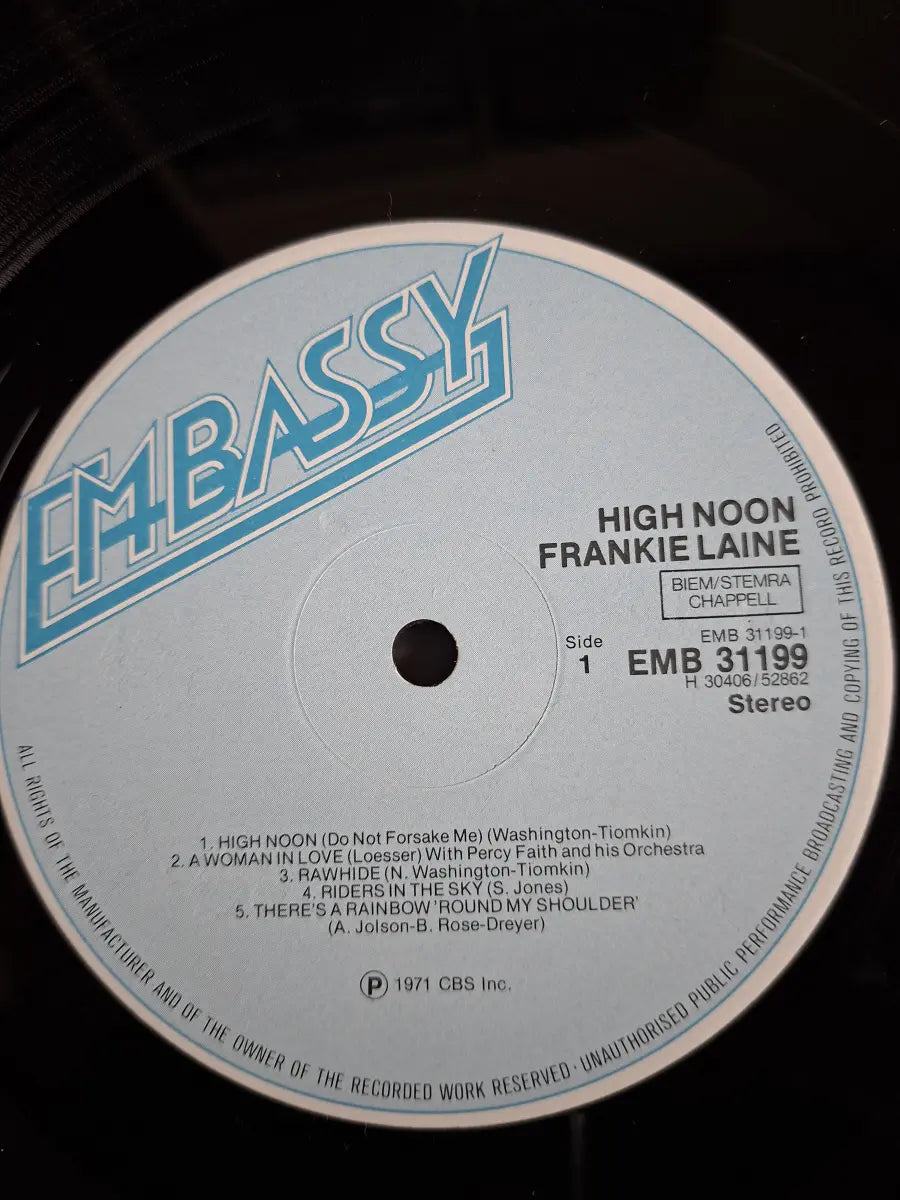 Frankie Laine ‎– High Noon