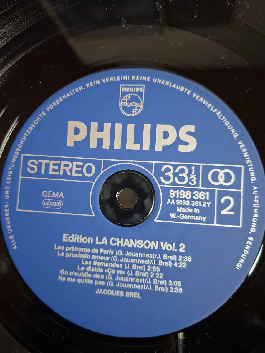 Jacques Brel – Edition La Chanson Vol. II