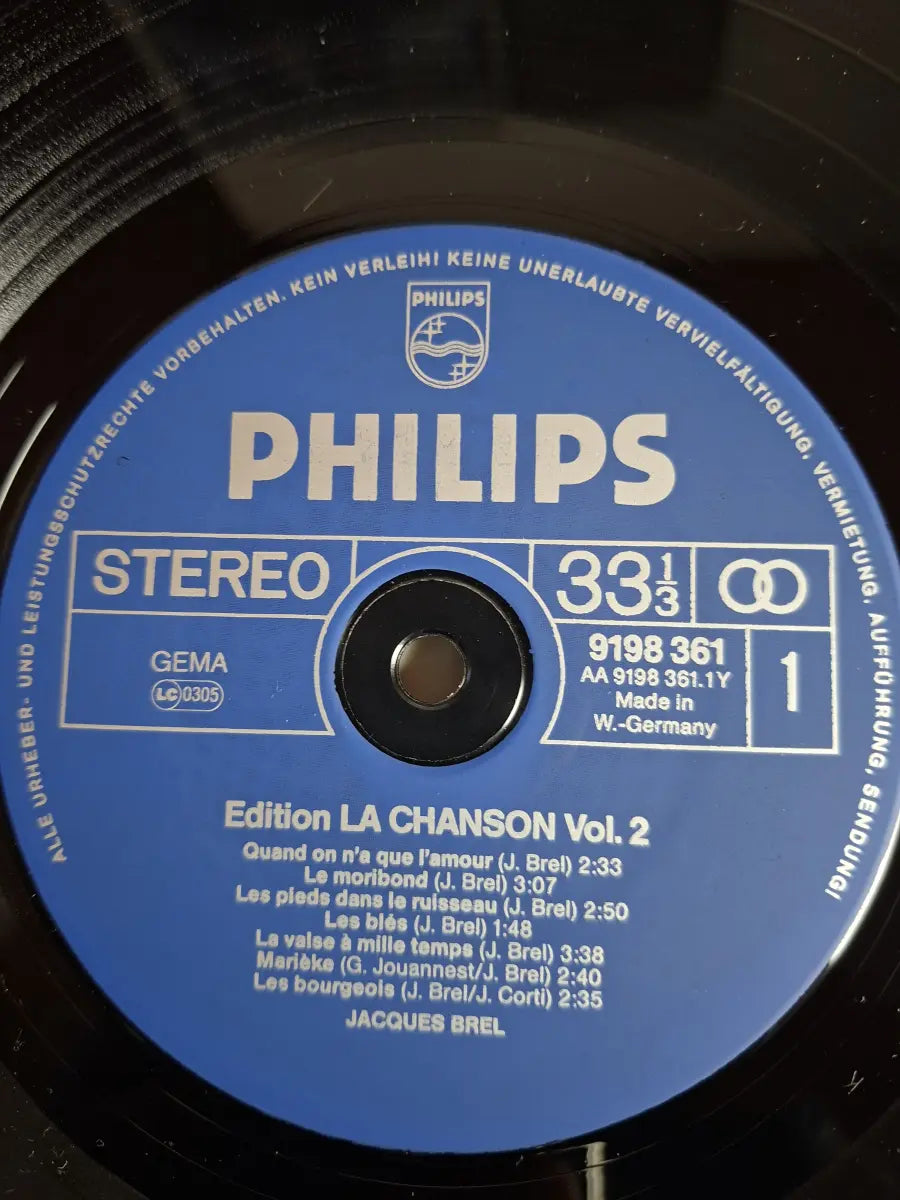 Jacques Brel – Edition La Chanson Vol. II