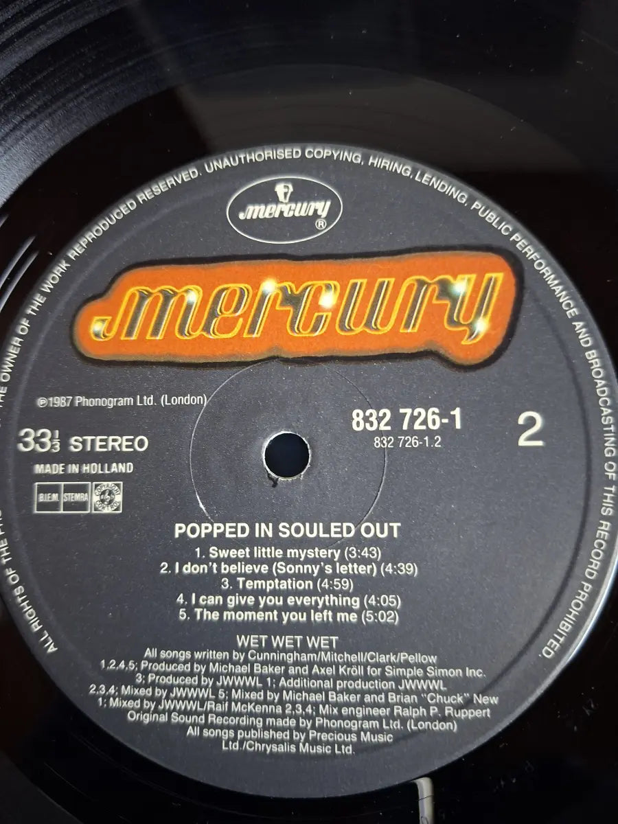 Wet Wet Wet – Popped In Souled Out