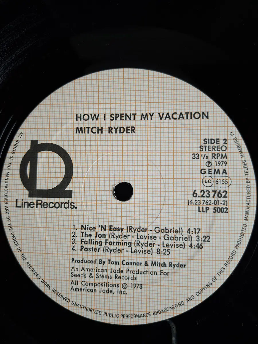 Mitch Ryder – How I Spent My Vacation