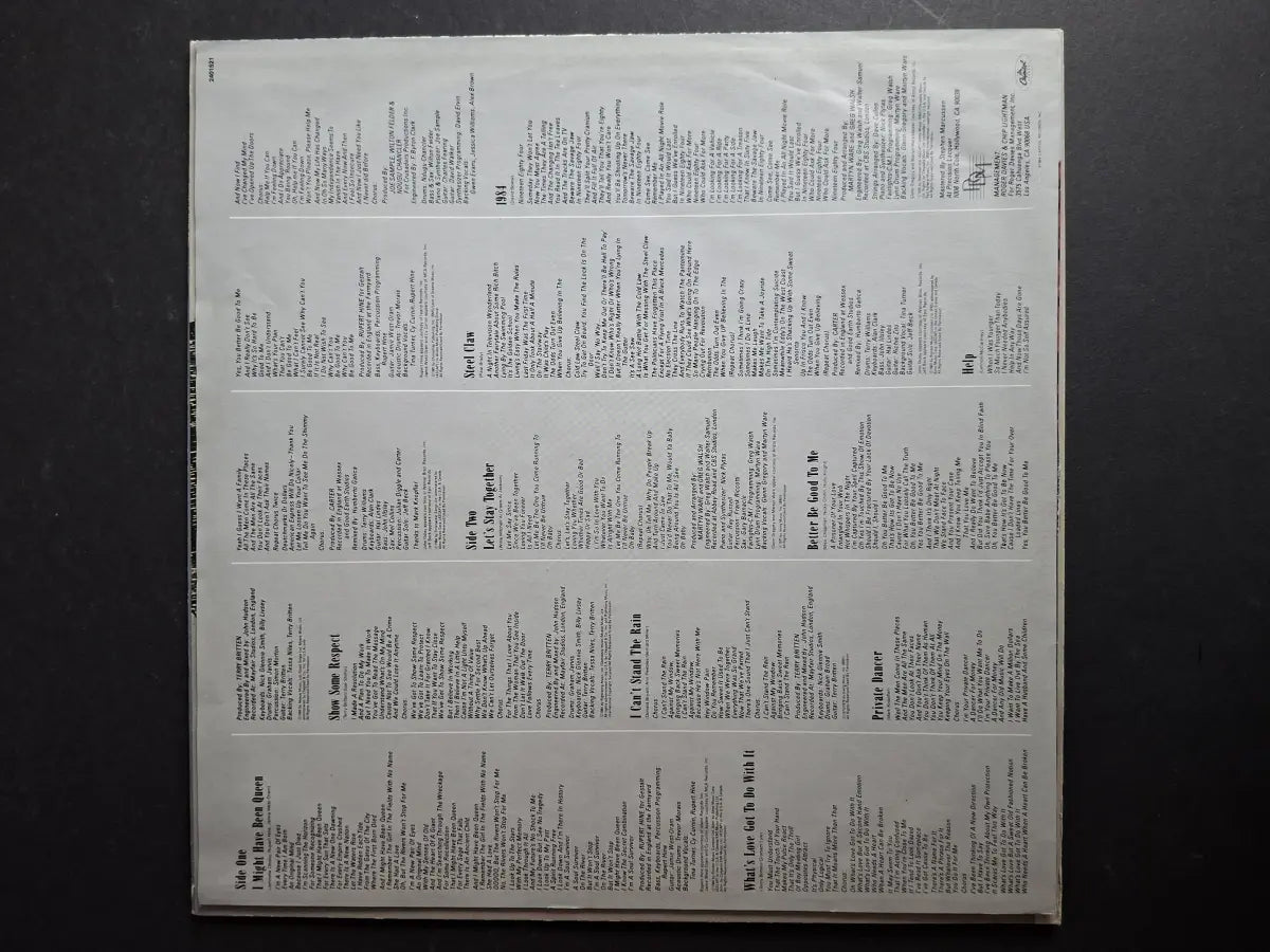 Tina Turner – Private Dancer