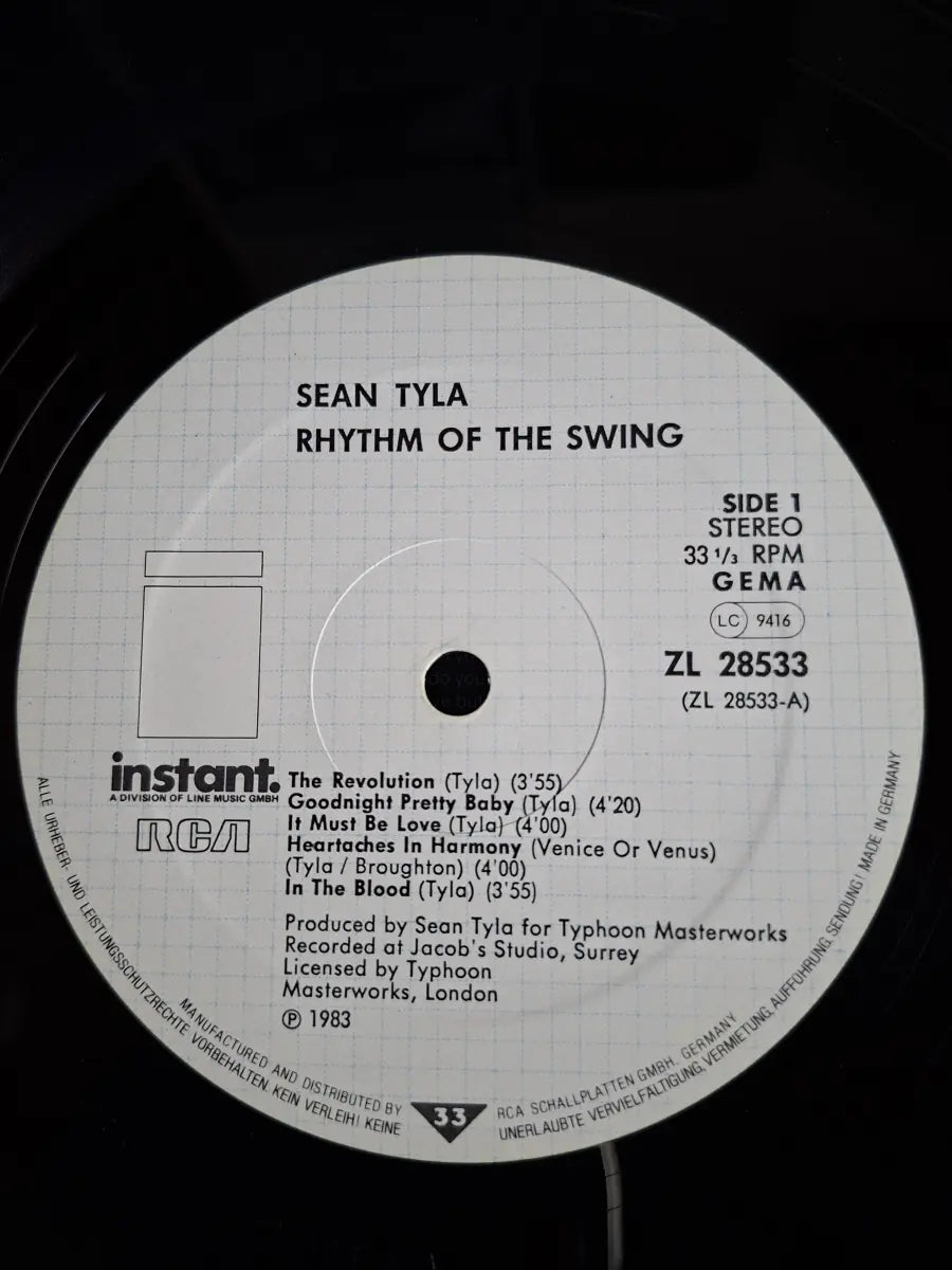 Sean Tyla – Rhythm Of The Swing
