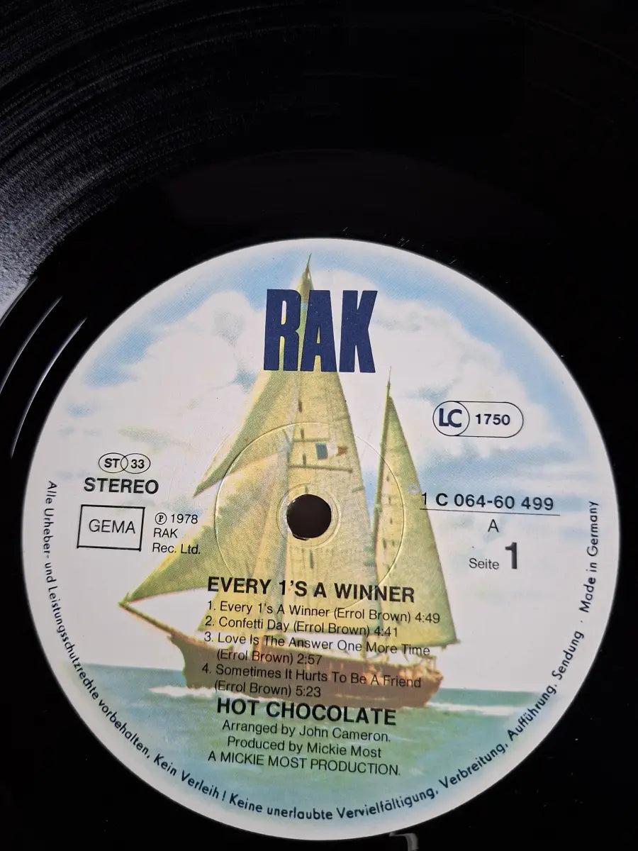 Hot Chocolate – Every 1's A Winner