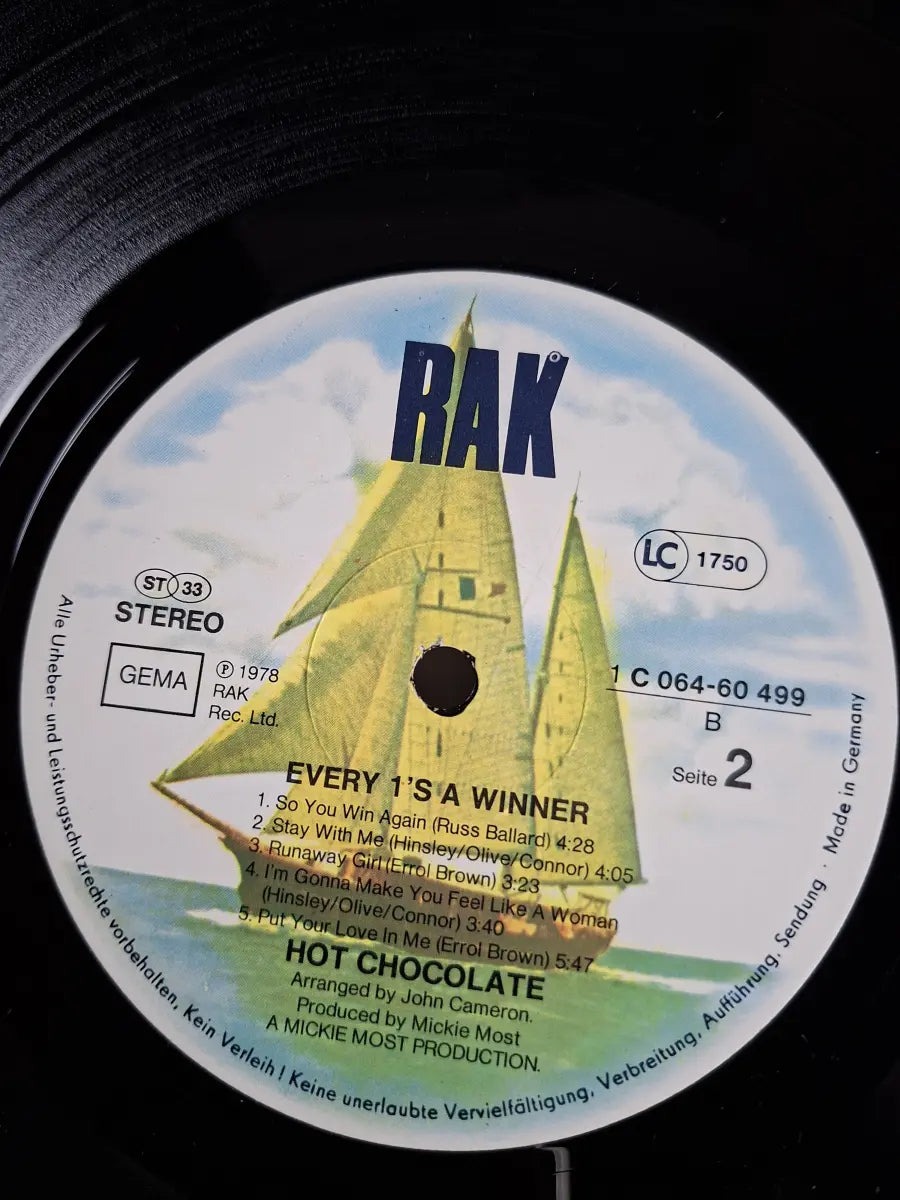 Hot Chocolate – Every 1's A Winner