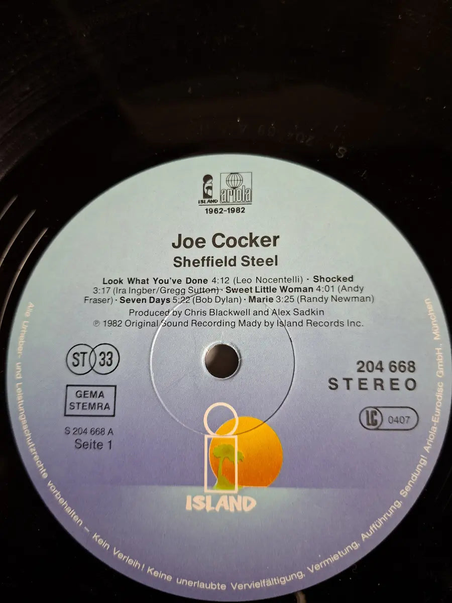 Joe Cocker – Sheffield Steel