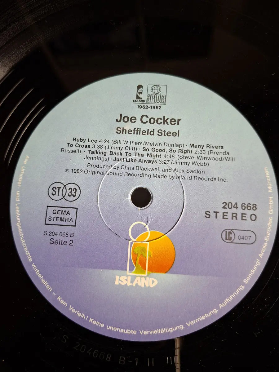 Joe Cocker – Sheffield Steel