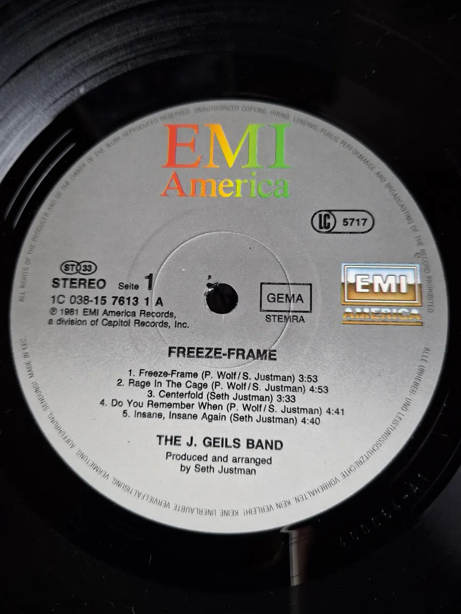 The J. Geils Band – Freeze Frame