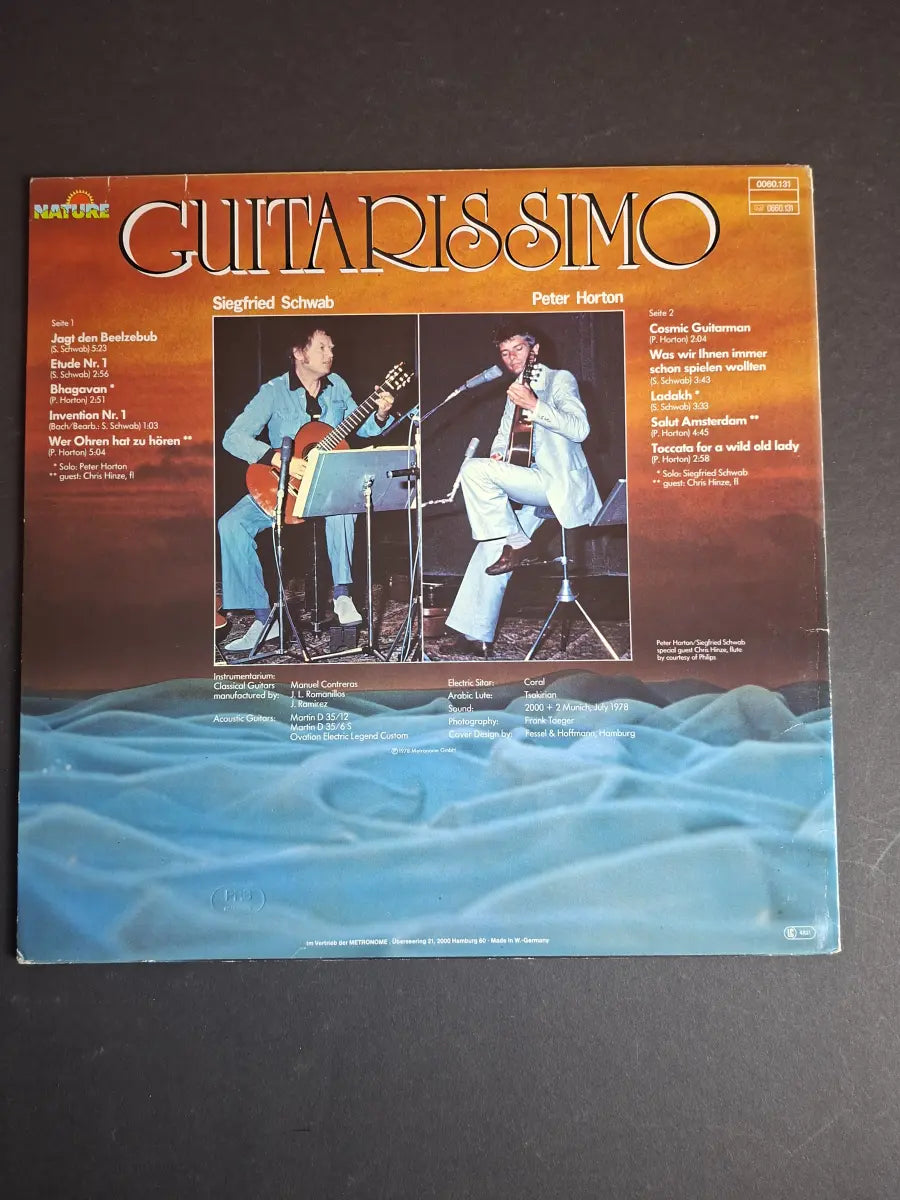 Peter Horton, Siegfried Schwab – Guitarissimo