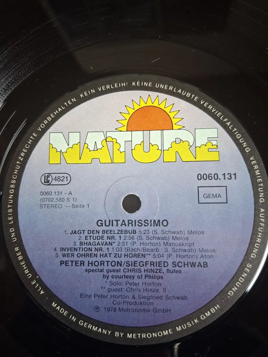 Peter Horton, Siegfried Schwab – Guitarissimo