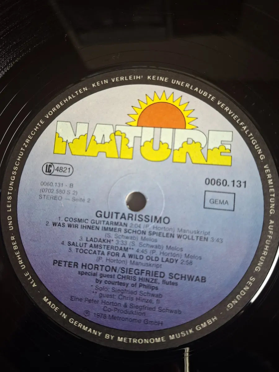 Peter Horton, Siegfried Schwab – Guitarissimo