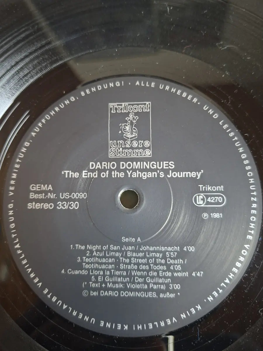 Dario Domingues – The End Of The Yahgans Journey (Die Reise Der Yahgan Ist Zu Ende)