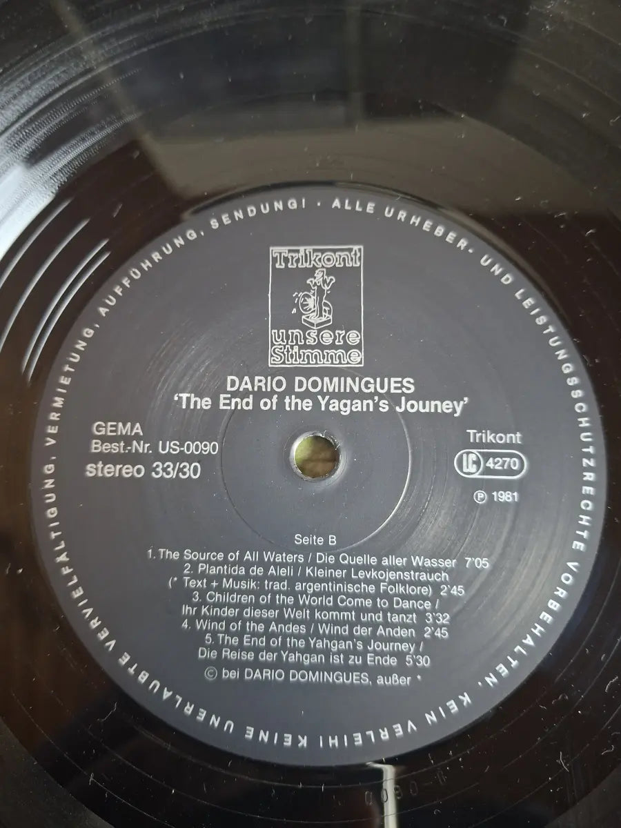 Dario Domingues – The End Of The Yahgans Journey (Die Reise Der Yahgan Ist Zu Ende)