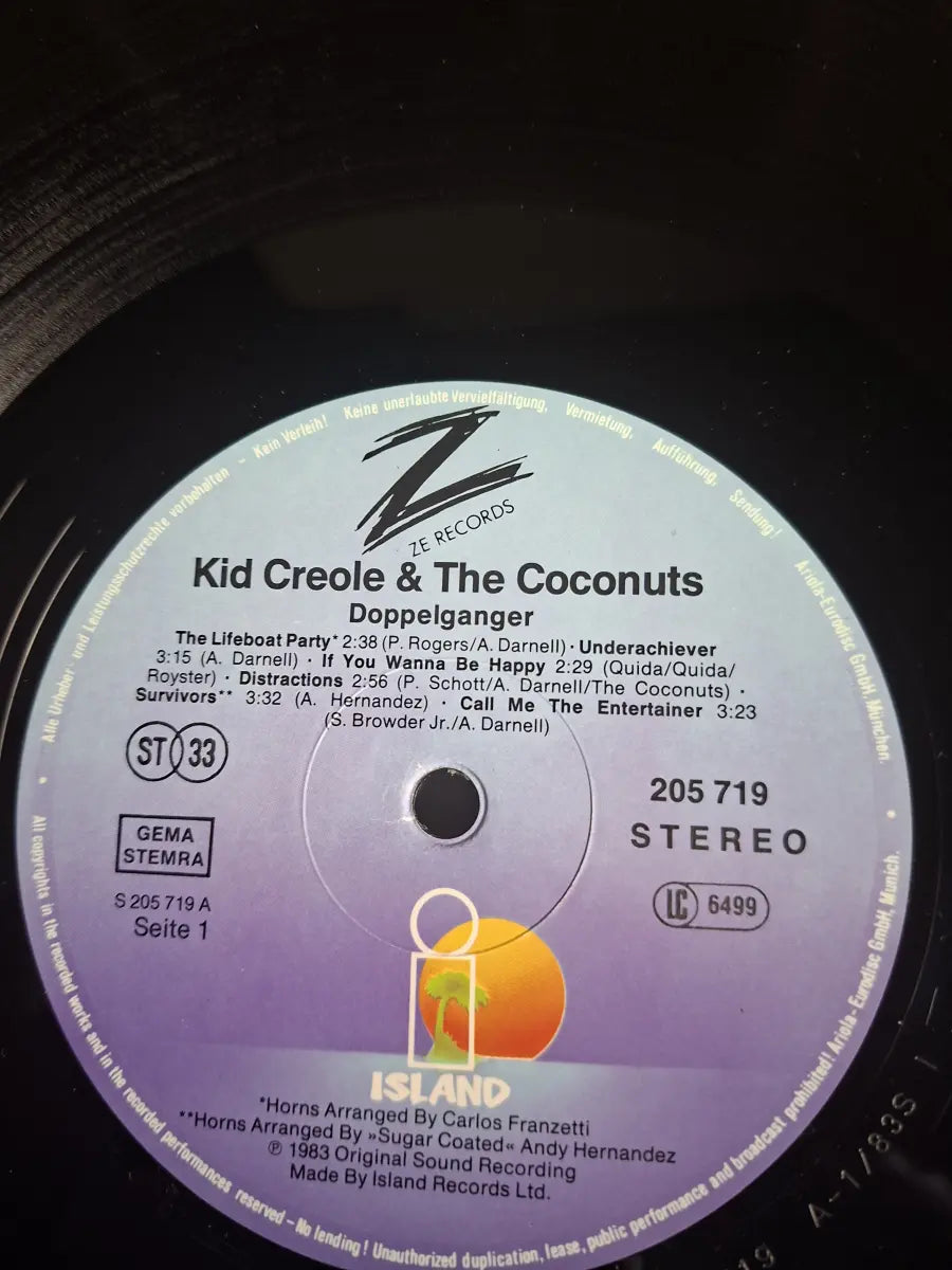 Kid Creole And The Coconuts – Doppelganger