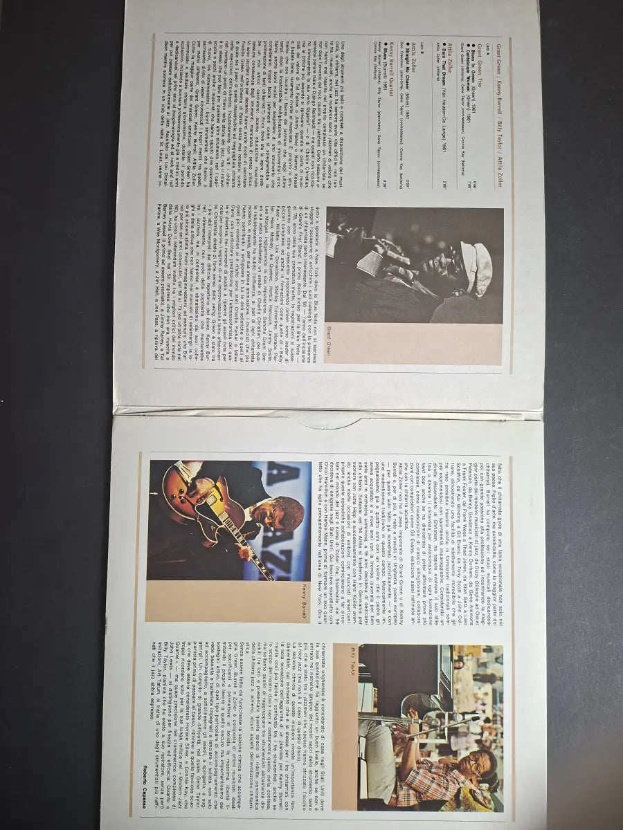 Grant Green, Kenny Burrell, Billy Taylor, Attila Zoller – I Giganti Del Jazz Vol. 55