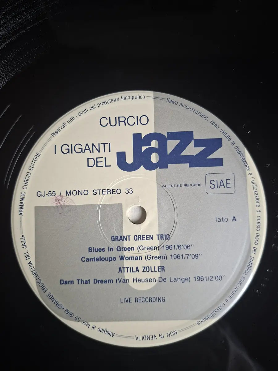 Grant Green, Kenny Burrell, Billy Taylor, Attila Zoller – I Giganti Del Jazz Vol. 55
