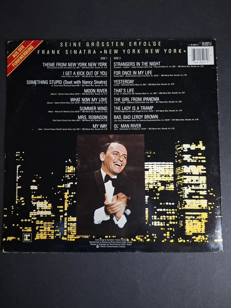 Frank Sinatra ‎– New York New York (Seine Grössten Erfolge)