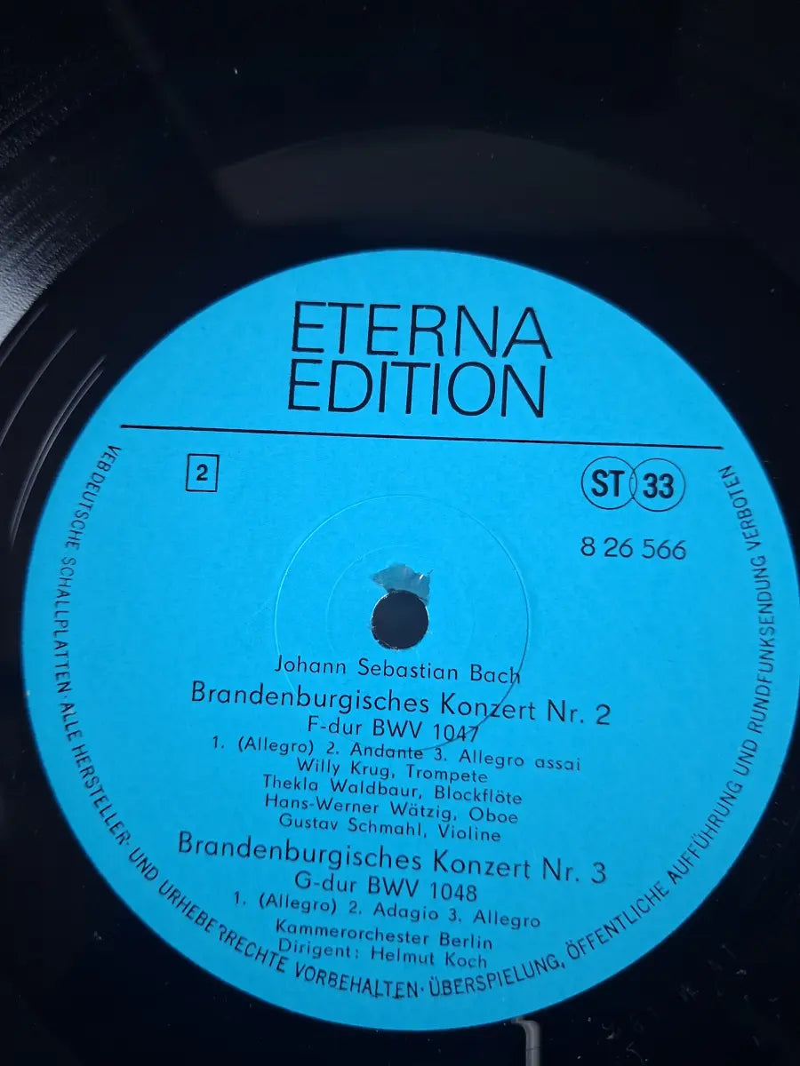 Bach, Kammerorchester Berlin, Helmut Koch – Die Sechs Brandenburgischen Konzerte (BWV 1046-1051)