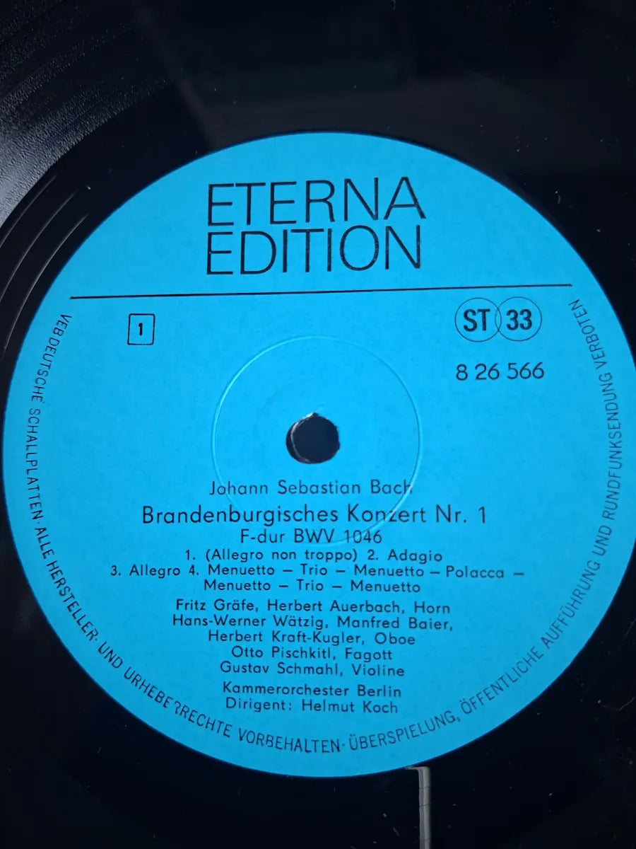 Bach, Kammerorchester Berlin, Helmut Koch – Die Sechs Brandenburgischen Konzerte (BWV 1046-1051)