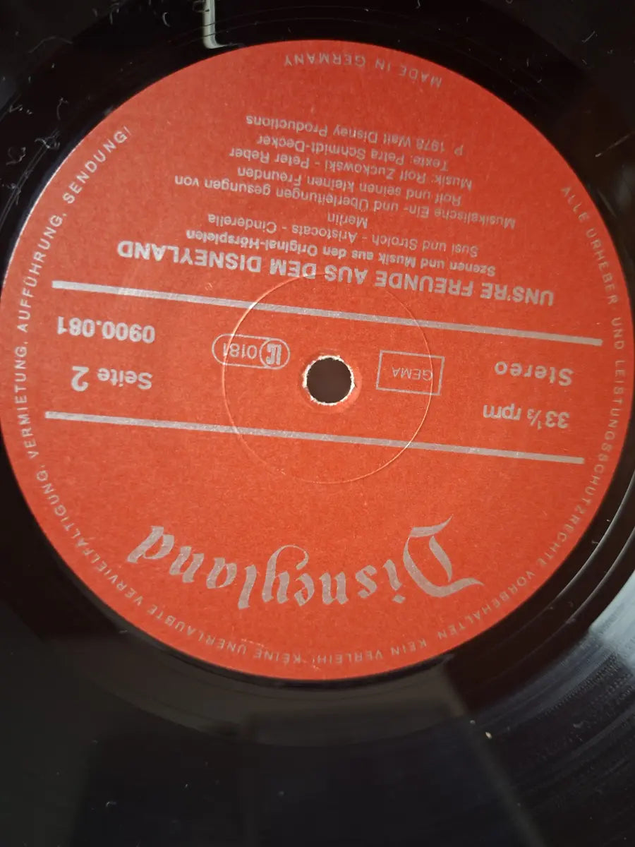 Uns‘re Freunde Aus Dem Disneyland ( Szenen Und Musik Aus Den Original-Hörspielen )