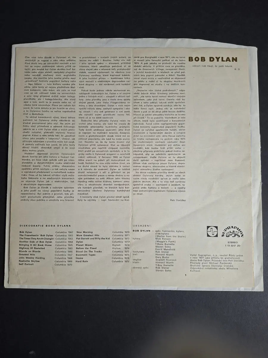 Bob Dylan – Hard Rain
