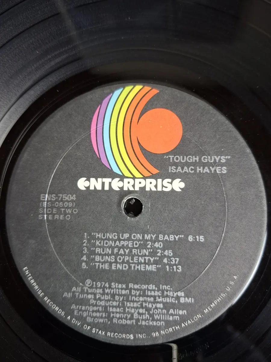 Isaac Hayes – Tough Guys (Music From The Soundtrack Of The Paramount Release 'Three Tough Guys')