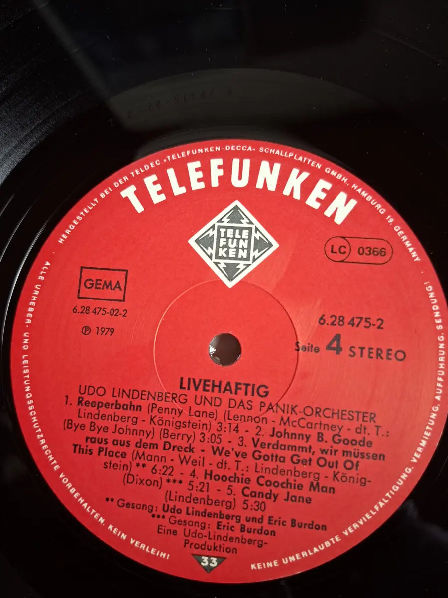 Udo Lindenberg – Livehaftig