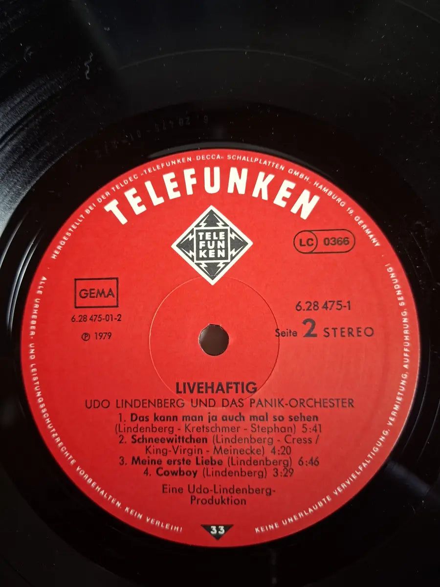 Udo Lindenberg – Livehaftig