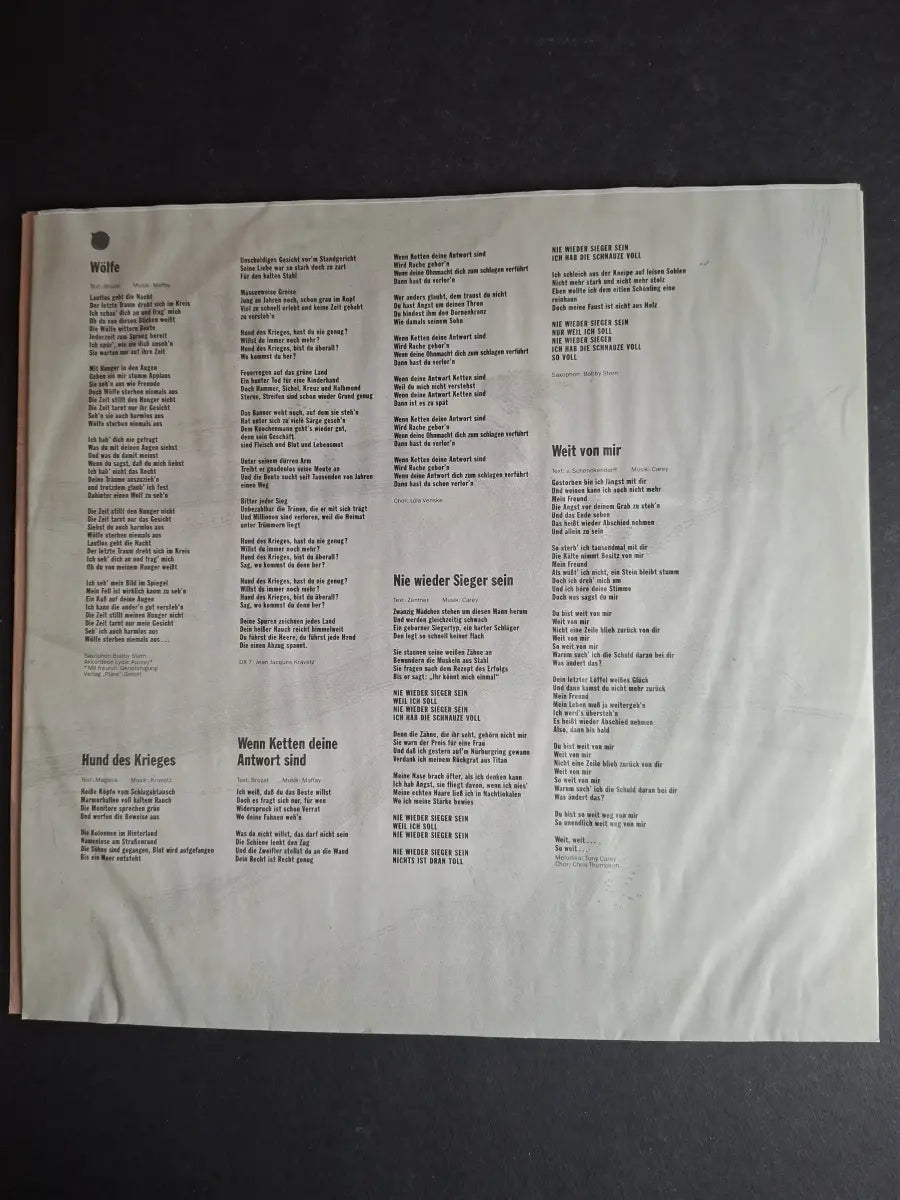 Peter Maffay – Lange Schatten