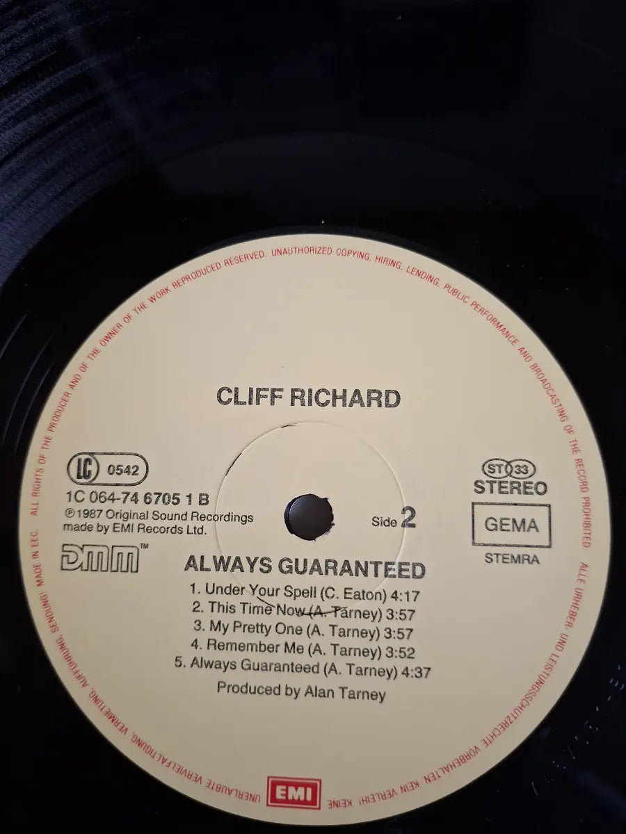 Cliff Richard – Always Guaranteed