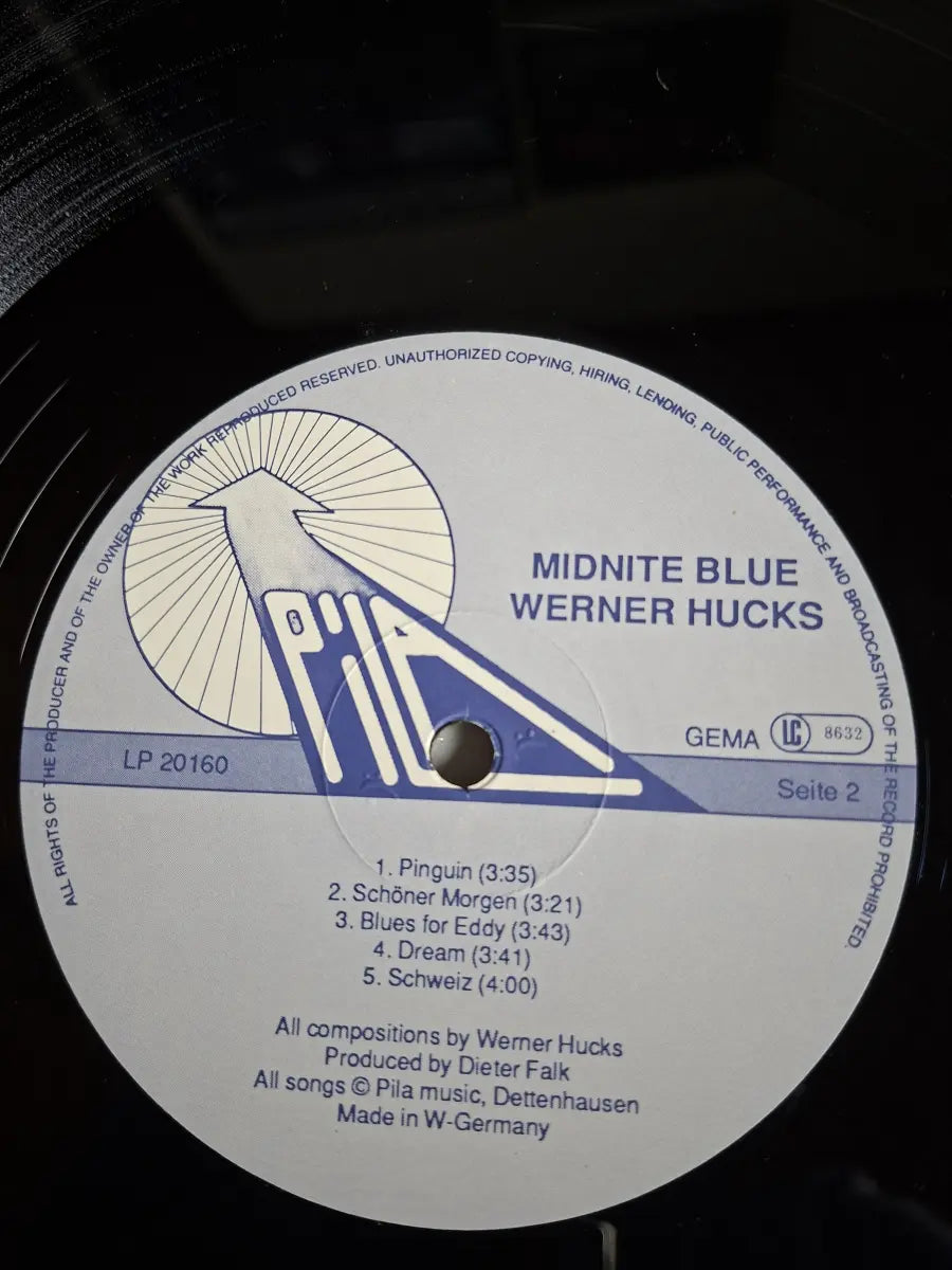 Werner Hucks – Midnite Blue