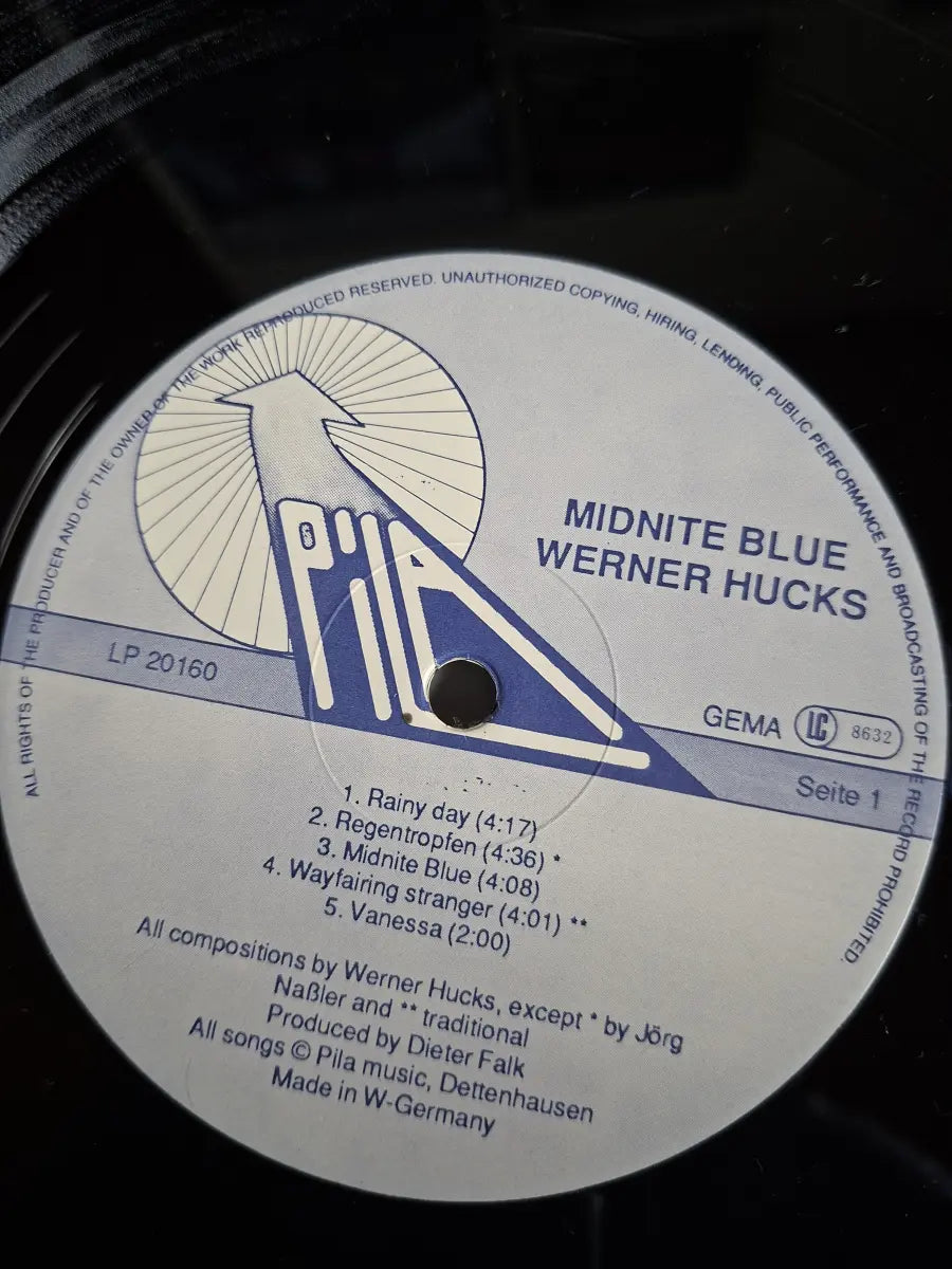 Werner Hucks – Midnite Blue