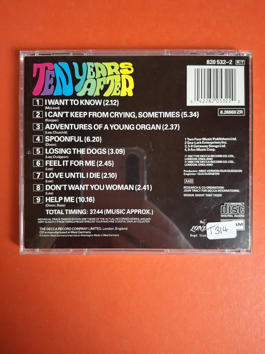 Ten Years After – Ten Years After