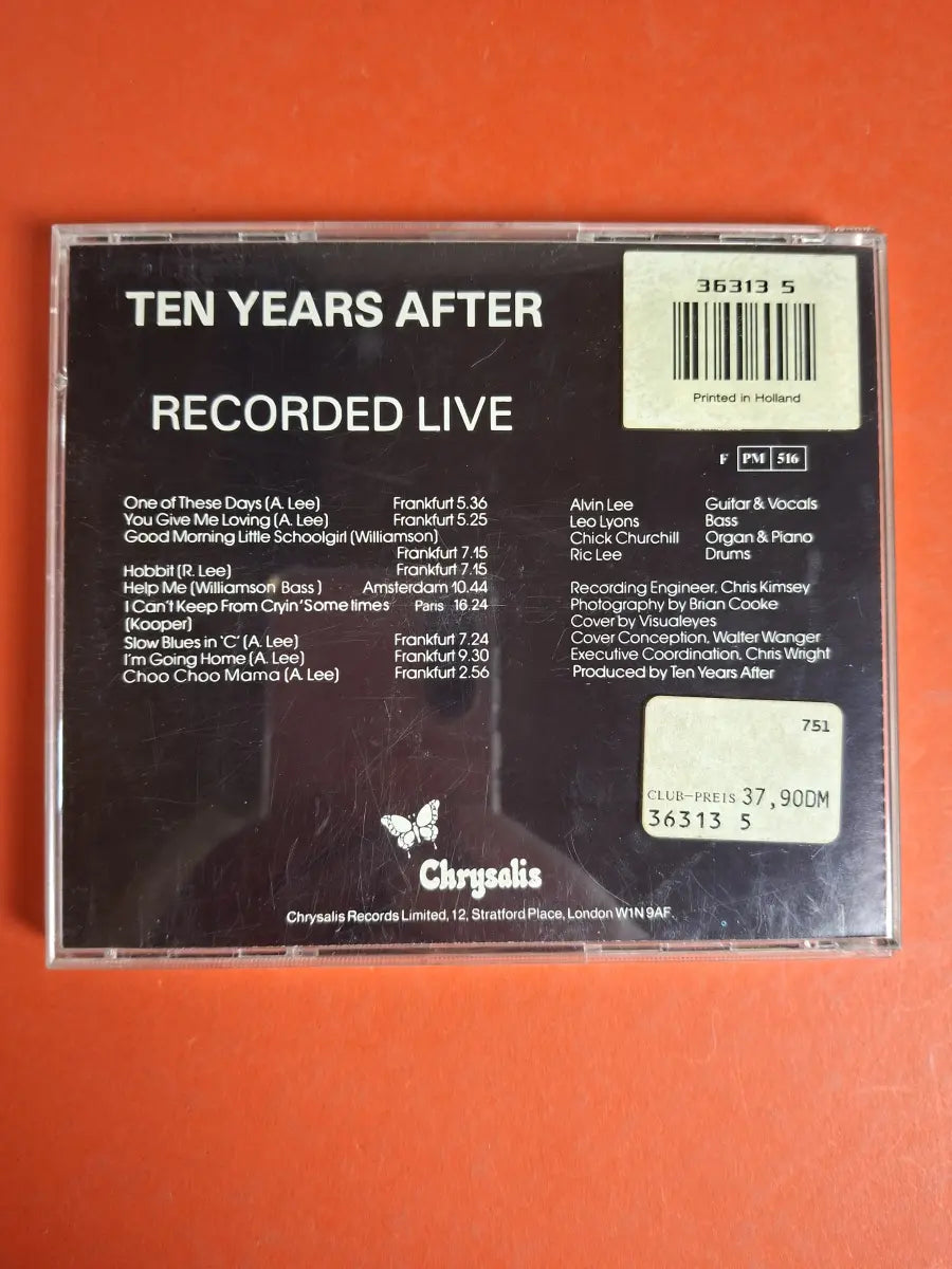 Ten Years After – Recorded Live