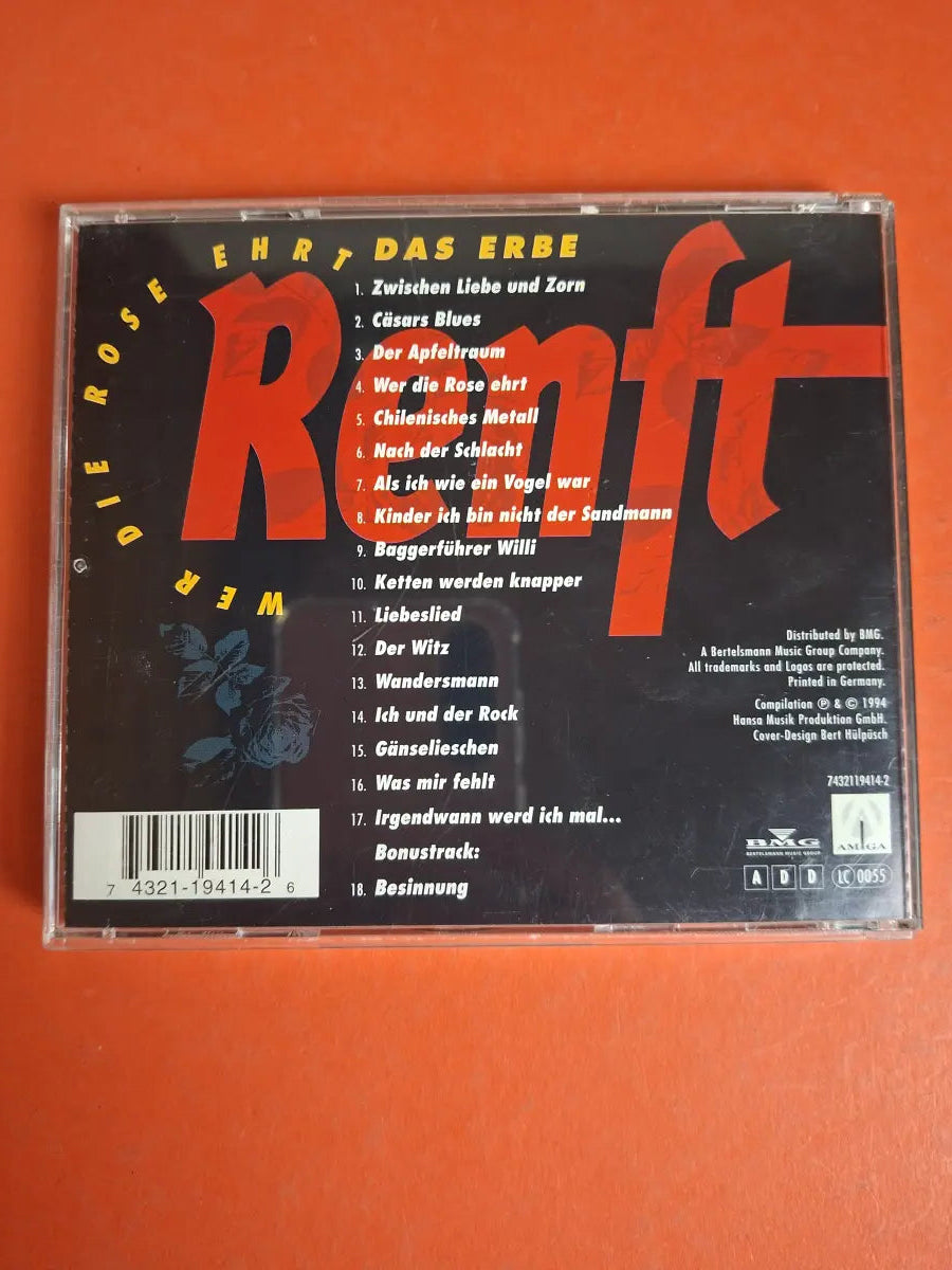 Renft – Das Erbe Renft - Wer Die Rose Ehrt