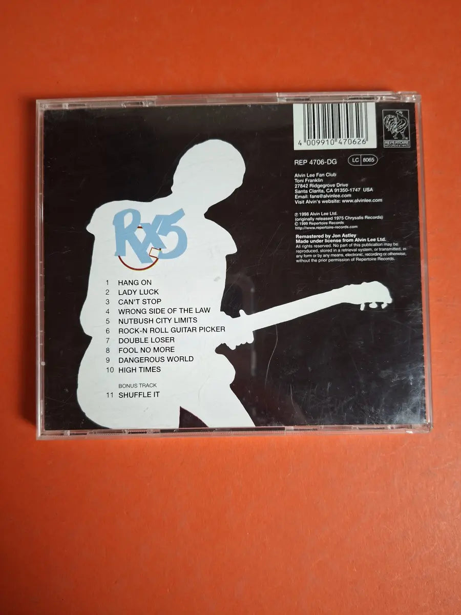 Alvin Lee – RX5