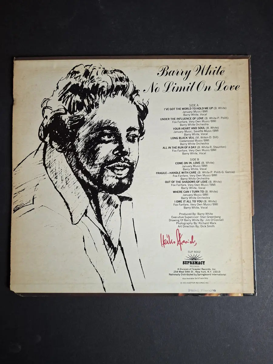 Barry White – No Limit On Love
