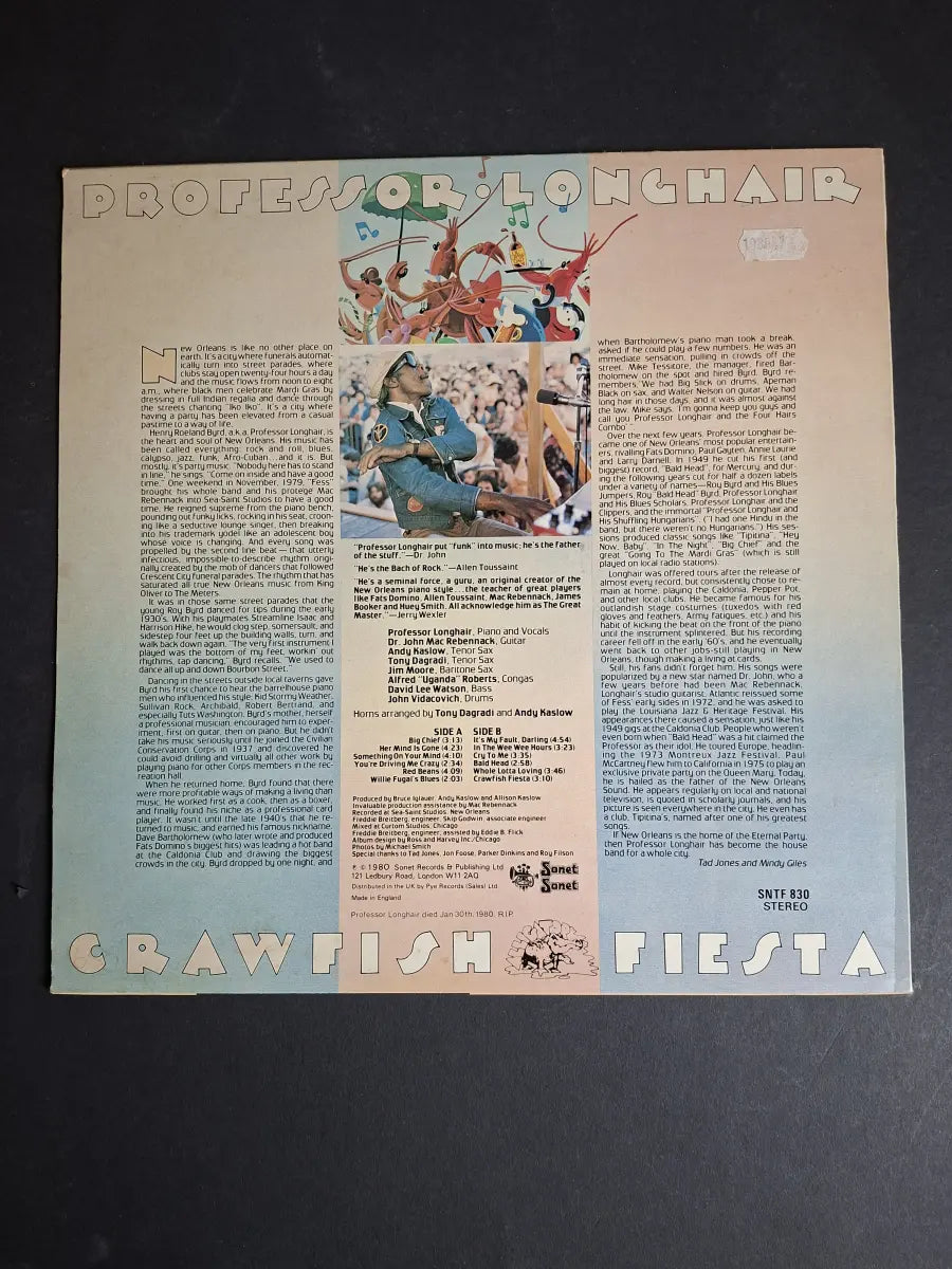 Professor Longhair – Crawfish Fiesta