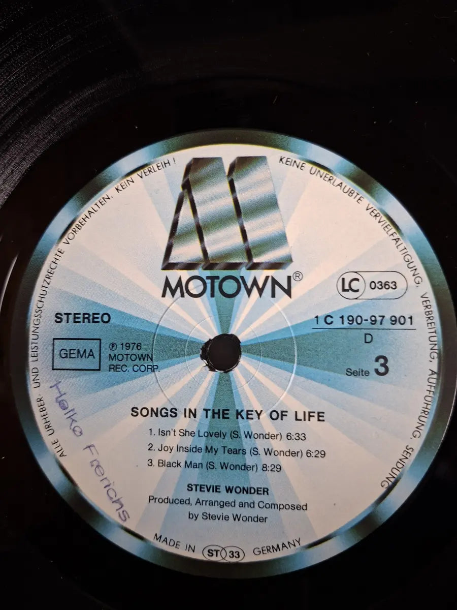 Stevie Wonder – Songs In The Key Of Life