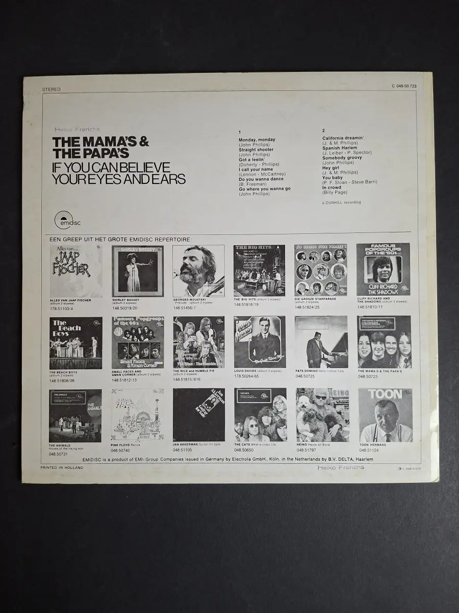 The Mama's & The Papa's – If You Can Believe Your Eyes And Ears