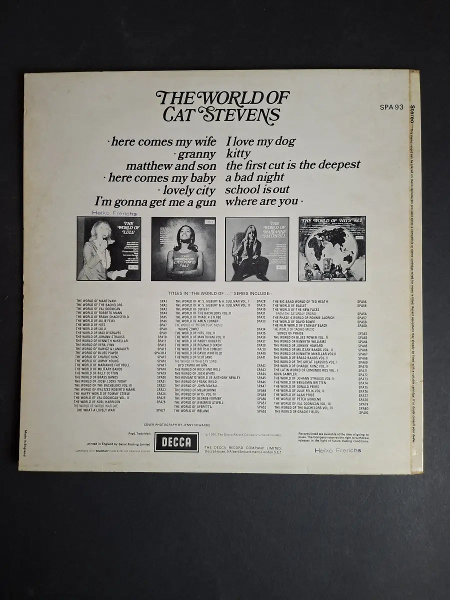 Cat Stevens – The World Of Cat Stevens