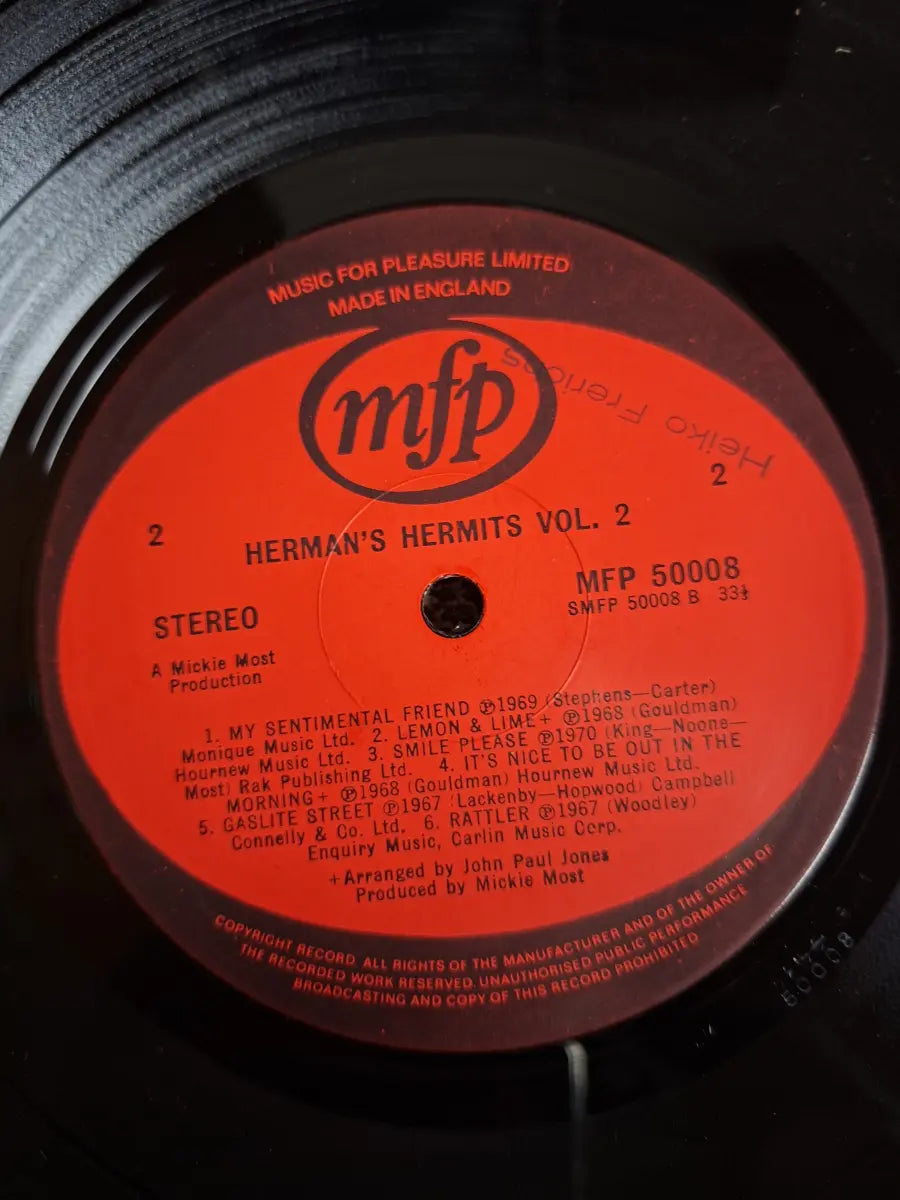 Herman's Hermits – The Most Of Herman's Hermits Volume 2