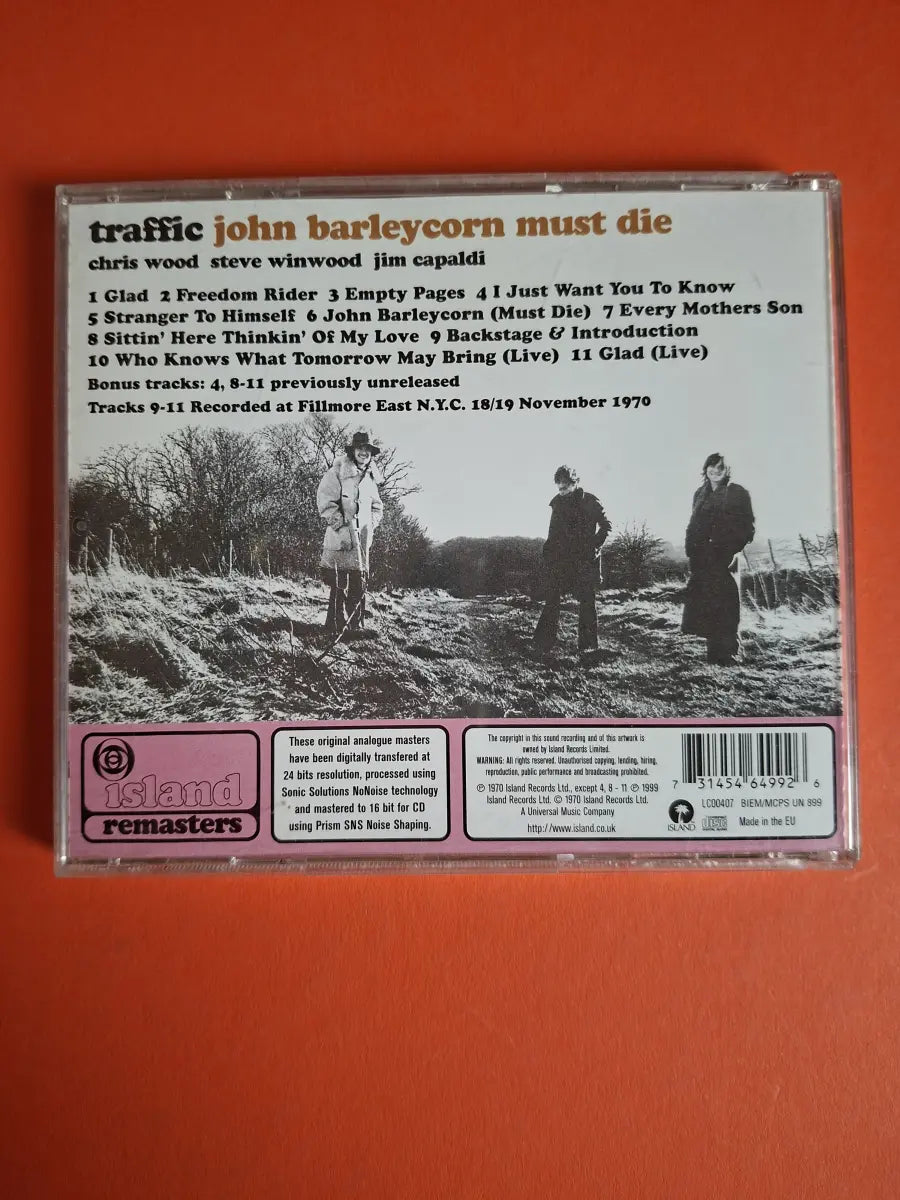 Traffic – John Barleycorn Must Die