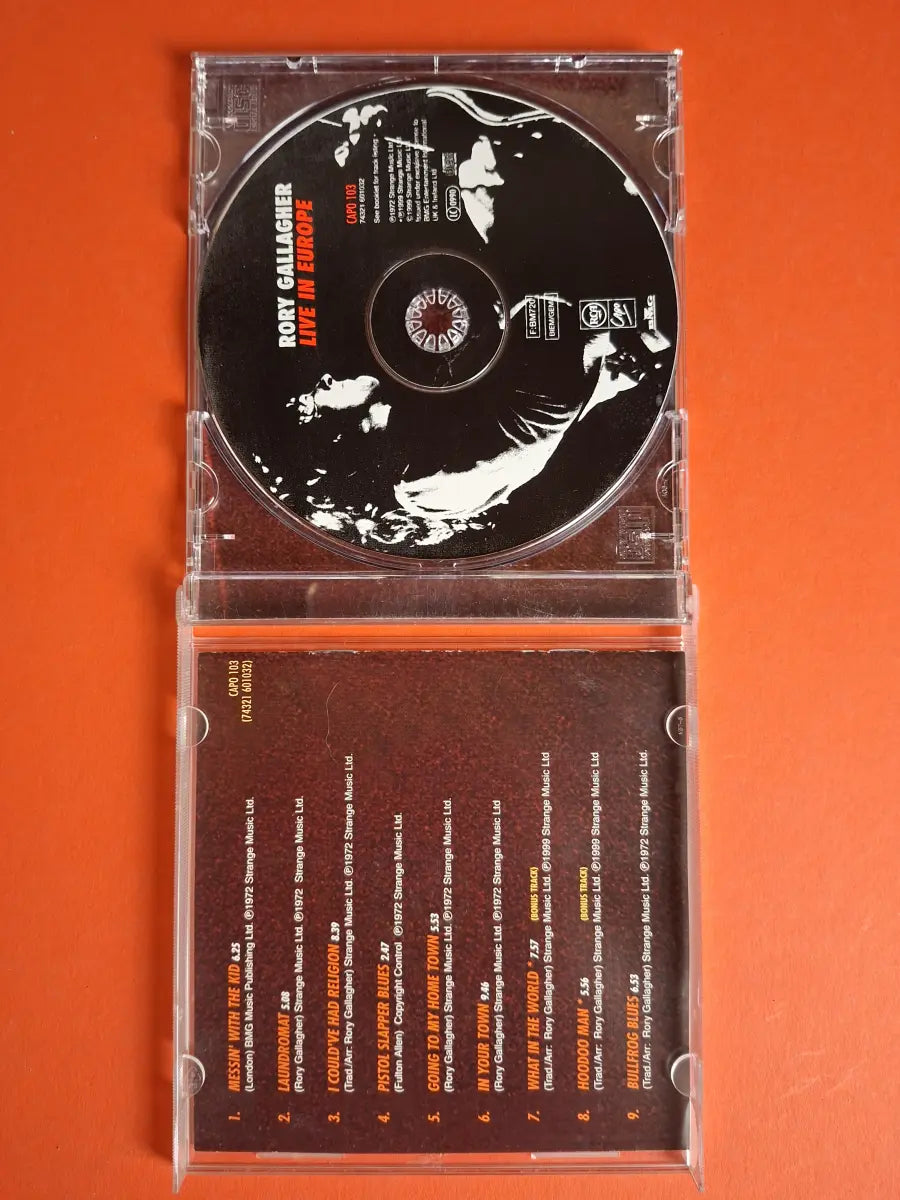 Rory Gallagher – Live In Europe