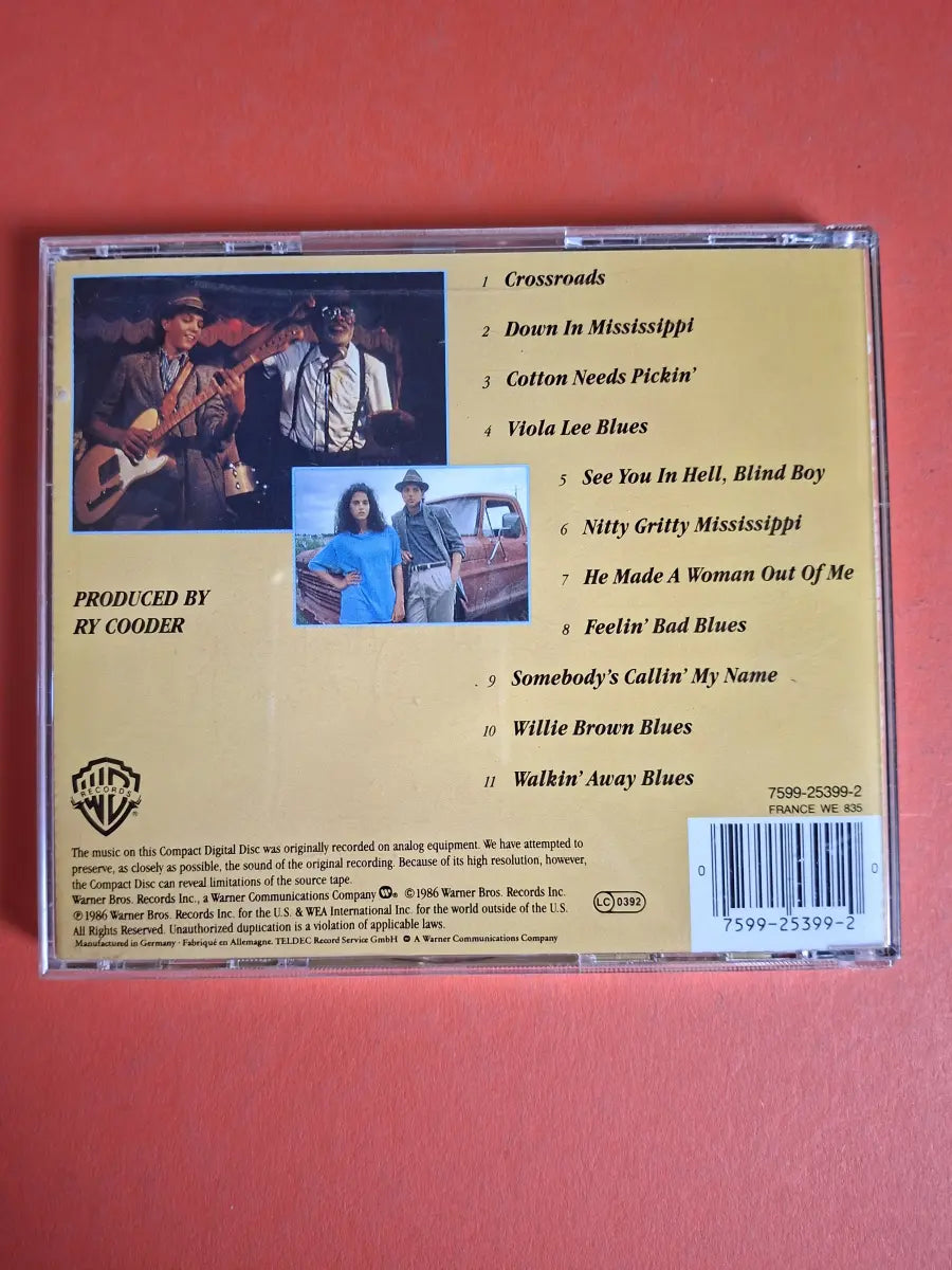 Ry Cooder – Crossroads - Original Motion Picture Soundtrack