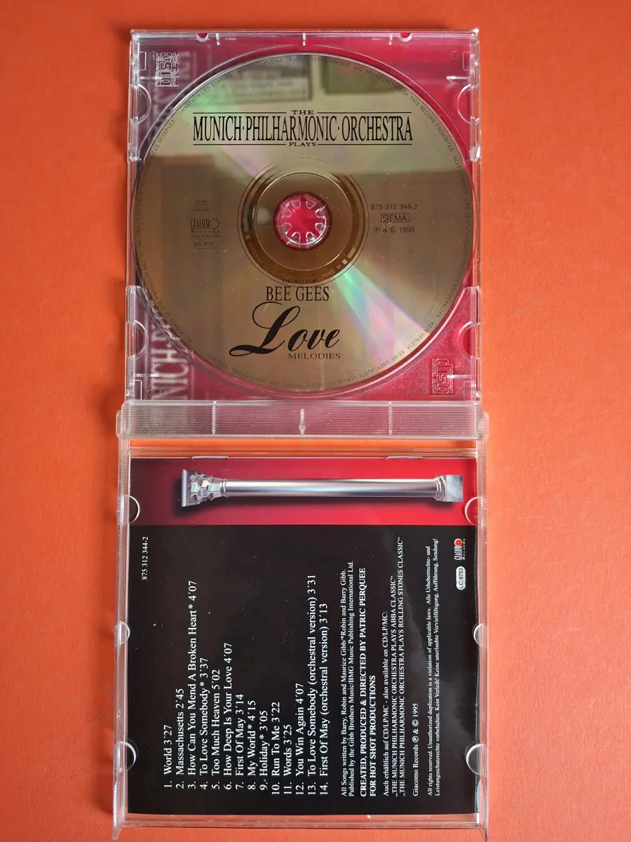 The Munich Philharmonic Orchestra – Plays The Hits Of Bee Gees Classic - Love Melodies