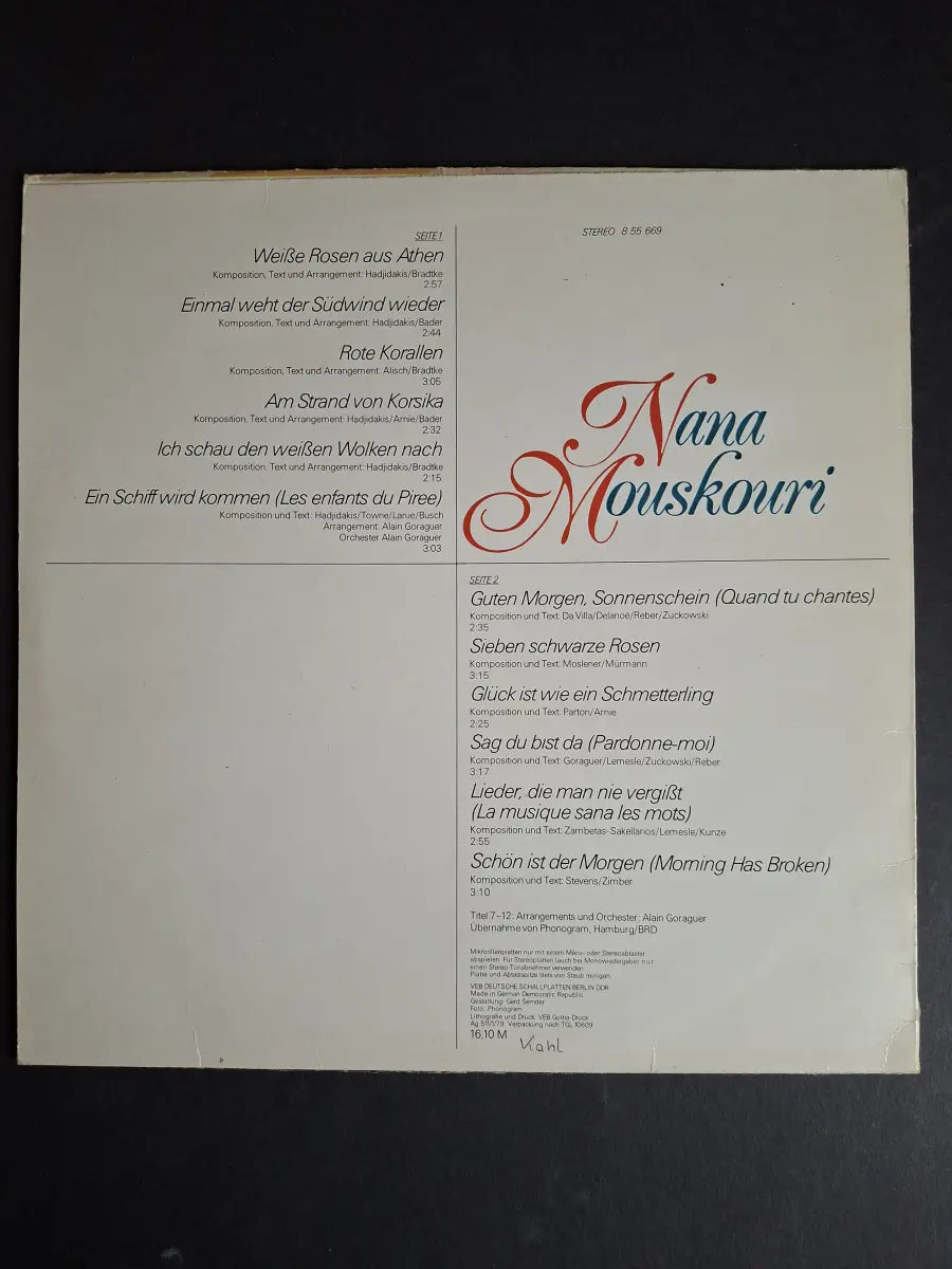 Nana Mouskouri – Nana Mouskouri