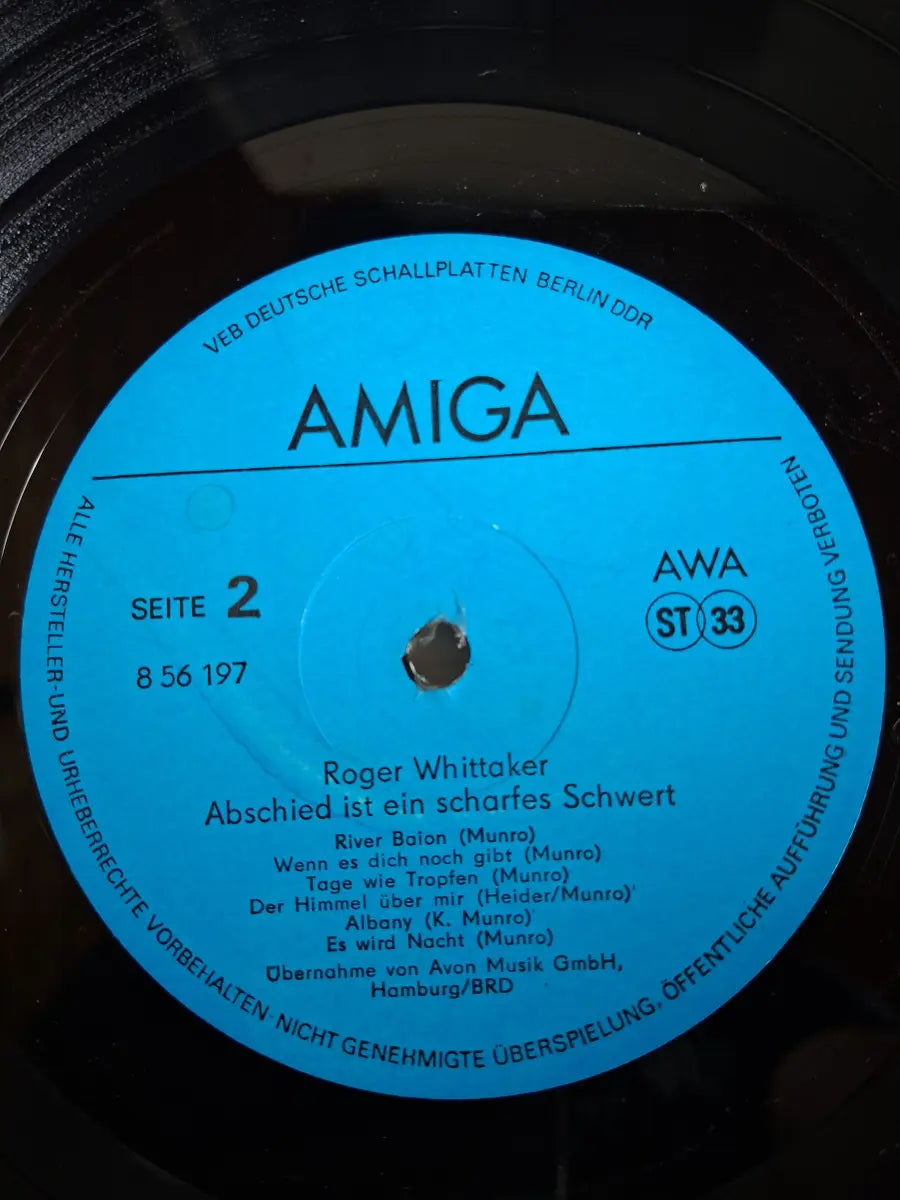 Roger Whittaker – Abschied Ist Ein Scharfes Schwert